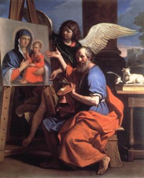 圭爾奇諾 St Luke Displaying a Painting of the Virgin